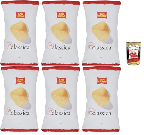 San Carlo Classica Chips Patatine Kartoffelchips gesalzen 6x 300g Kartoffel chips + Italian Gourmet polpa 400g San Carlo Classica Chips Patatine Kartoffelchips gesalzen 6x 300g Kartoffel chips + Italian Gourmet polpa 400g von Italian Gourmet E.R.