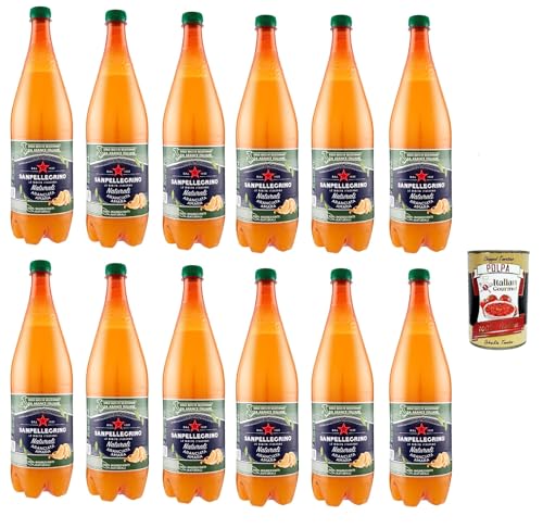 Aranciata Amara Limonade 'Bitteroange', Lemonade, italienisches Softdrinkgetränk, 12x 1200ml + Italian Gourmet polpa 400g Aranciata Amara Limonade 'Bitteroange', Lemonade, italienisches Softdrinkgetränk, 12x 1200ml + Italian Gourmet polpa 400g von Italian Gourmet E.R.