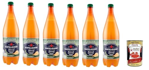 Aranciata Amara Limonade 'Bitteroange', Lemonade, italienisches Softdrinkgetränk, 6x 1200ml + Italian Gourmet polpa 400g Aranciata Amara Limonade 'Bitteroange', Lemonade, italienisches Softdrinkgetränk, 6x 1200ml + Italian Gourmet polpa 400g von Italian Gourmet E.R.