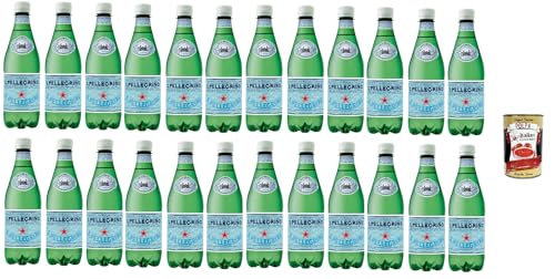 San Pellegrino Sprudelwasser in der Flasche 24 x 500 ml + Italian Gourmet Polpa 400g von Italian Gourmet E.R.