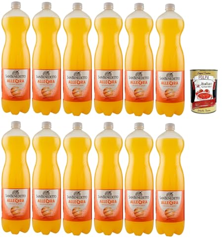 San benedetto Aranciata, Oange OrangenLimonade orangen PET 12x 1.5 Lt erfrischend, orange orange lemonade + Italian Gourmet polpa 400g San benedetto Aranciata, Oange OrangenLimonade orangen PET 12x 1.5 Lt erfrischend, orange orange lemonade + Italian Gourmet polpa 400g von Italian Gourmet E.R.