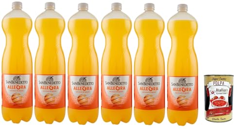 San benedetto Aranciata, Oange OrangenLimonade orangen PET 6x 1.5 Lt erfrischend, orange orange lemonade + Italian Gourmet polpa 400g San benedetto Aranciata, Oange OrangenLimonade orangen PET 6x 1.5 Lt erfrischend, orange orange lemonade + Italian Gourmet polpa 400g von Italian Gourmet E.R.