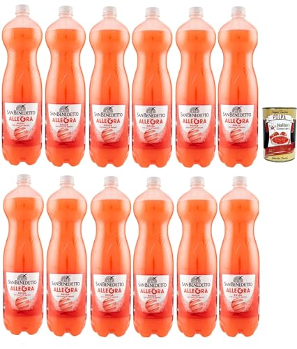 San benedetto Aranciata rossa, Blutorange OrangenLimonade orangen PET 12x 1.5 Lt erfrischend, blood orange orange lemonade + Italian Gourmet polpa 400g San benedetto Aranciata rossa, Blutorange OrangenLimonade orangen PET 12x 1.5 Lt erfrischend, blood orange orange lemonade + Italian Gourmet polpa 400g von Italian Gourmet E.R.