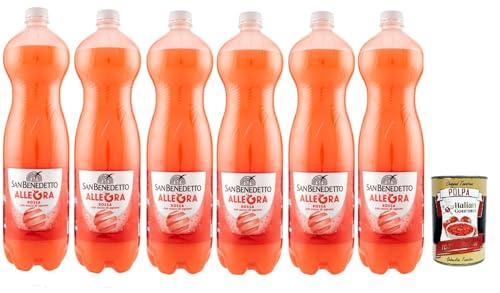 San benedetto Aranciata rossa, Blutorange OrangenLimonade orangen PET 6x 1.5 Lt erfrischend, blood orange orange lemonade + Italian Gourmet polpa 400g San benedetto Aranciata rossa, Blutorange OrangenLimonade orangen PET 6x 1.5 Lt erfrischend, blood orange orange lemonade + Italian Gourmet polpa 400g von Italian Gourmet E.R.