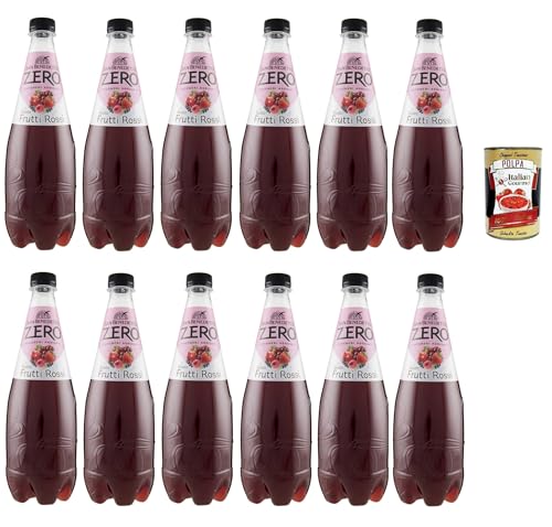 San benedetto Frutti rossi zero, Kohlensäurehaltiges Erfrischendes Rote Früchte sugarfree, italienisches Alkoholfreies Getränk ohne Zucker, 12x 75cl Einweg-PET+ Italian Gourmet polpa 400g San benedetto Frutti rossi zero, Kohlensäurehaltiges Erfrischendes Rote Früchte sugarfree, italienisches Alkoholfreies Getränk ohne Zucker, 12x 75cl Einweg-PET+ Italian Gourmet polpa 400g von Italian Gourmet E.R.