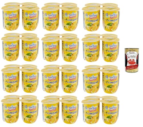Sant’Anna SanThè Limone Zitronentee Mit echtem Aufguss von schwarzem Tee in Sant'anna-Wasser 48 x 200 ml+Italian Gourmet polpa 400g Sant’Anna SanThè Limone Zitronentee Mit echtem Aufguss von schwarzem Tee in Sant'anna-Wasser 48 x 200 ml+Italian Gourmet polpa 400g von Italian Gourmet E.R.