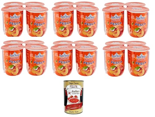 Sant'Anna SanThè -Pfirsich-Tee Mit echtem Schwarztee-Aufguss in Sant'Anna-Wasser 24 x 200 ml + Italian Gourmet polpa 400g Sant'Anna SanThè -Pfirsich-Tee Mit echtem Schwarztee-Aufguss in Sant'Anna-Wasser 24 x 200 ml + Italian Gourmet polpa 400g von Italian Gourmet E.R.