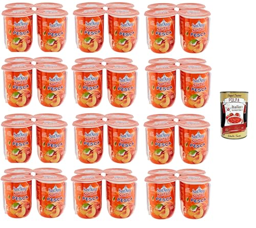 Sant'Anna SanThè -Pfirsich-Tee Mit echtem Schwarztee-Aufguss in Sant'Anna-Wasser 48 x 200 ml + Italian Gourmet polpa 400g Sant'Anna SanThè -Pfirsich-Tee Mit echtem Schwarztee-Aufguss in Sant'Anna-Wasser 48 x 200 ml + Italian Gourmet polpa 400g von Italian Gourmet E.R.