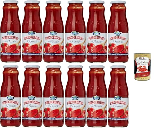 Santa Rosa Pomodorissimo Passata Tomatenpüree 12x700gr+ Italian Gourmet polpa 400g Santa Rosa Pomodorissimo Passata Tomatenpüree 12x700gr+ Italian Gourmet polpa 400g von Italian Gourmet E.R.