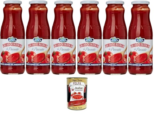 Santa Rosa Pomodorissimo Passata Tomatenpüree 6x700gr+ Italian Gourmet polpa 400g Santa Rosa Pomodorissimo Passata Tomatenpüree 6x700gr+ Italian Gourmet polpa 400g von Italian Gourmet E.R.
