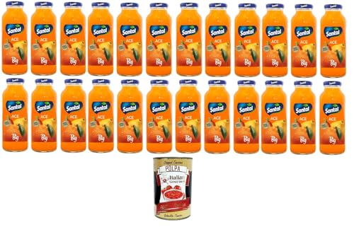 Santal Ace BIG Flasche Orangen-Karotten- und Zitronenfruchtsaft 24x 250ml + Italian Gourmet polpa 400g Santal Ace BIG Flasche Orangen-Karotten- und Zitronenfruchtsaft 24x 250ml + Italian Gourmet polpa 400g von Italian Gourmet E.R.
