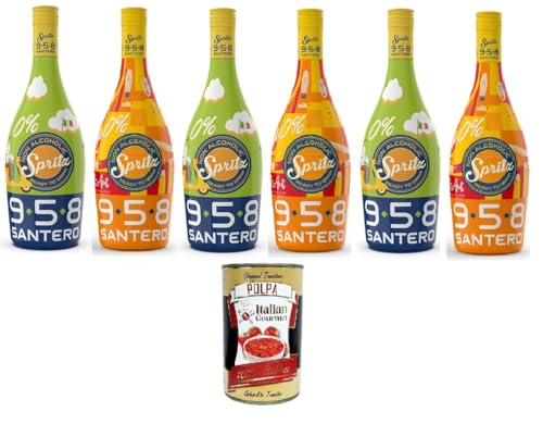 Santero 958 Spritz 0% Alkoholfrei 6x 750ml + Italian Gourmet polpa 400g Santero 958 Spritz 0% Alkoholfrei 6x 750ml + Italian Gourmet polpa 400g von Italian Gourmet E.R.