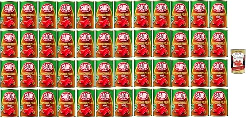 Saom, Pomodori Pelati bestern geschälte Tomaten sauce aus Italien dose, tin italian peeled tomatoes 48x 400g + Italian Gourmet polpa 400g Saom, Pomodori Pelati bestern geschälte Tomaten sauce aus Italien dose, tin italian peeled tomatoes 48x 400g + Italian Gourmet polpa 400g von Italian Gourmet E.R.