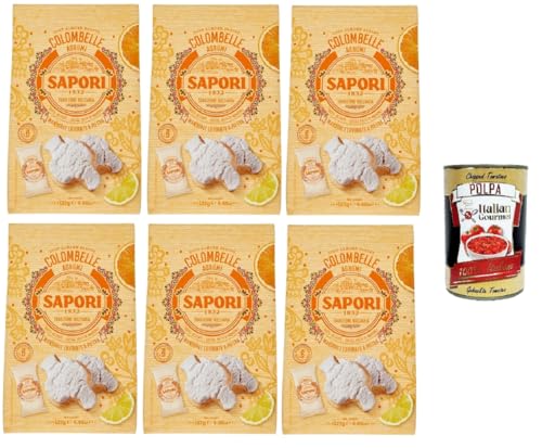 Sapori Colombelle Agrumi Geschmacksrichtungen Colombelle Zitrus-Mandel-Gebäck 6x127 g+ Italian Gourmet polpa 400g Sapori Colombelle Agrumi Geschmacksrichtungen Colombelle Zitrus-Mandel-Gebäck 6x127 g+ Italian Gourmet polpa 400g von Italian Gourmet E.R.