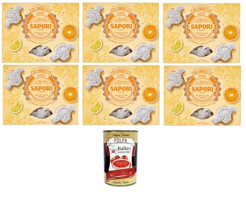 Sapori Colombelle Agrumi Geschmacksrichtungen Colombelle Zitrus-Mandel-Gebäck 6x170gr + Italian Gourmet polpa 400g Sapori Colombelle Agrumi Geschmacksrichtungen Colombelle Zitrus-Mandel-Gebäck 6x170gr + Italian Gourmet polpa 400g von Italian Gourmet E.R.