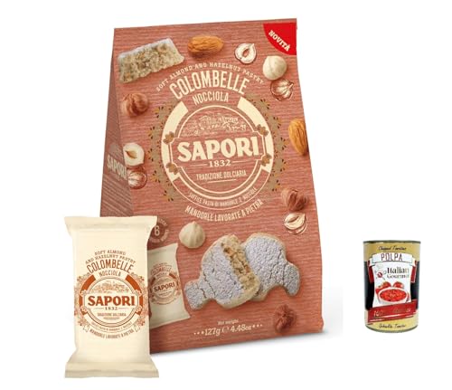 Sapori Colombelle Nocciola feine und leckere Haselnüsse und aromatische und knackige Mandeln 127gBeutel 6 Praktischen Einzelportionen+ Italian Gourmet polpa 400g Sapori Colombelle Nocciola feine und leckere Haselnüsse und aromatische und knackige Mandeln 127gBeutel 6 Praktischen Einzelportionen+ Italian Gourmet polpa 400g von Italian Gourmet E.R.
