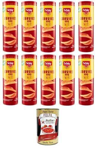 Schär Curvies BBQ Gluten Free Knusprige glutenfreie herzhafte Waffeln mit Kartoffeln mit Barbecue-Geschmack,10x 170 g+ Italian Gourmet polpa 400g Schär Curvies BBQ Gluten Free Knusprige glutenfreie herzhafte Waffeln mit Kartoffeln mit Barbecue-Geschmack,10x 170 g+ Italian Gourmet polpa 400g von Italian Gourmet E.R.