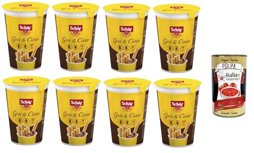 Schär Gris & Ciocc - Grissini & Schokocreme, 8x 52g+ Italian Gourmet polpa 400g Schär Gris & Ciocc - Grissini & Schokocreme, 8x 52g+ Italian Gourmet polpa 400g von Italian Gourmet E.R.