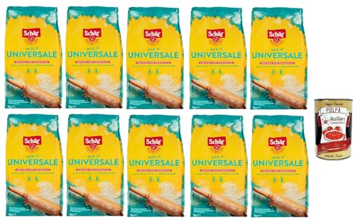Schär Mix It Universale, Schar gluten free flour, Gluten -freies Mehl, 10x 1 Kg + Italian Gourmet polpa 400g Schär Mix It Universale, Schar gluten free flour, Gluten -freies Mehl, 10x 1 Kg + Italian Gourmet polpa 400g von Italian Gourmet E.R.