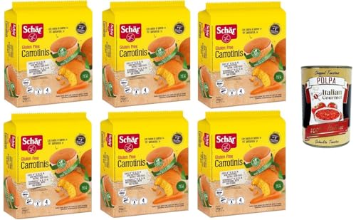 Schar Carrotinis senza lattosio Schar Carrotini ist laktosefrei 6x200gr + Italian Gourmet polpa 400g Schar Carrotinis senza lattosio Schar Carrotini ist laktosefrei 6x200gr + Italian Gourmet polpa 400g von Italian Gourmet E.R.