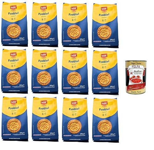Schar Frollini senza lattosio con Miele Laktosefreie Kekse mit Honig 12x200 g+ Italian Gourmet polpa 400g Schar Frollini senza lattosio con Miele Laktosefreie Kekse mit Honig 12x200 g+ Italian Gourmet polpa 400g von Italian Gourmet E.R.