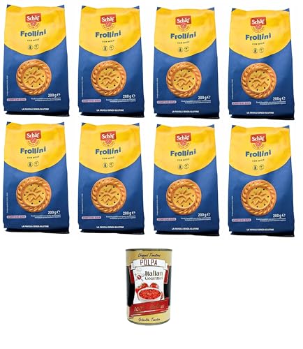 Schar Frollini senza lattosio con Miele Laktosefreie Kekse mit Honig 8x200 g+ Italian Gourmet polpa 400g Schar Frollini senza lattosio con Miele Laktosefreie Kekse mit Honig 8x200 g+ Italian Gourmet polpa 400g von Italian Gourmet E.R.