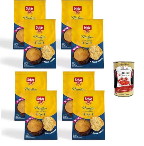 Schar Muffin senza glutine, senza olio di palma e senza conservanti Glutenfreie Muffins, ohne Palmöl und ohne Konservierungsstoffe 8x225gr + Italian Gourmet polpa 400g Schar Muffin senza glutine, senza olio di palma e senza conservanti Glutenfreie Muffins, ohne Palmöl und ohne Konservierungsstoffe 8x225gr + Italian Gourmet polpa 400g von Italian Gourmet E.R.
