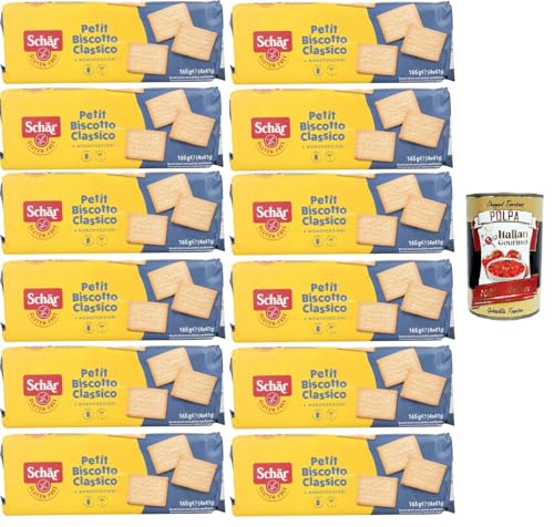 Schar Petit Biscotto classico senza glutine Schar Petit Classic glutenfreier Keks 12x165gr + Italian Gourmet polpa 400g Schar Petit Biscotto classico senza glutine Schar Petit Classic glutenfreier Keks 12x165gr + Italian Gourmet polpa 400g von Italian Gourmet E.R.