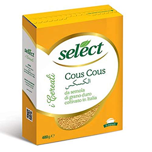 Select Cous Cous 100% italienischer Hartweizengrieß in 5 Minuten Fertig 400g Packung von Italian Gourmet E.R.