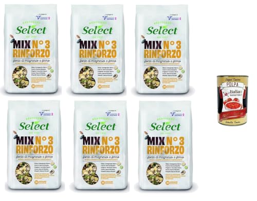 Select MIX N.3 RINFORZO Quelle für Magnesium und Eisen 6x 300gr + Italian Gourmet polpa 400g Select MIX N.3 RINFORZO Quelle für Magnesium und Eisen 6x 300gr + Italian Gourmet polpa 400g von Italian Gourmet E.R.