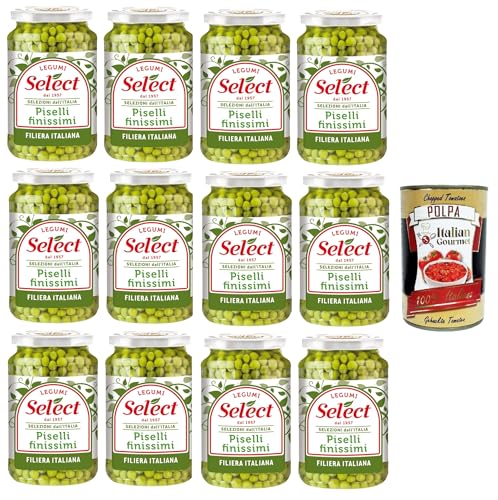 Select Piselli Finissimi Selezione dall'Italia Sehr feine Erbsenauswahl aus Italien 12x360gr + Italian Gourmet polpa 400g Select Piselli Finissimi Selezione dall'Italia Sehr feine Erbsenauswahl aus Italien 12x360gr + Italian Gourmet polpa 400g von Italian Gourmet E.R.