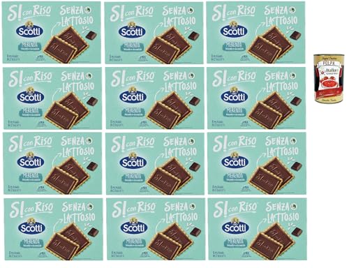 Si con Riso - Biscotto Cioco - Schoko Kekse, Laktose -freie und palmenfreie Kekse, Lactose -free biscuits 12x 200 g + Italian Gourmet polpa 400g Si con Riso - Biscotto Cioco - Schoko Kekse, Laktose -freie und palmenfreie Kekse, Lactose -free biscuits 12x 200 g + Italian Gourmet polpa 400g von Italian Gourmet E.R.