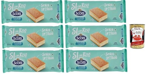 Si con Riso - Merendine con Farina di Riso - kuchen Snacks mit Reismehl, Laktose -freie Süße Snacks, Palmöl ohne, 6x 200g + Italian Gourmet polpa 400g Si con Riso - Merendine con Farina di Riso - kuchen Snacks mit Reismehl, Laktose -freie Süße Snacks, Palmöl ohne, 6x 200g + Italian Gourmet polpa 400g von Italian Gourmet E.R.