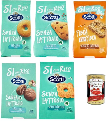 Si con Riso -Testpaket Laktose -freie und palmenfreie Kekse, Lactose -free biscuits 5 stuck + Italian Gourmet polpa 400g Si con Riso -Testpaket Laktose -freie und palmenfreie Kekse, Lactose -free biscuits 5 stuck + Italian Gourmet polpa 400g von Italian Gourmet E.R.