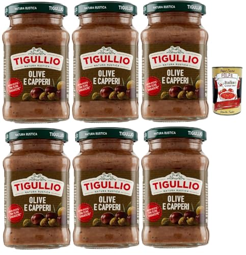 Star Tigullio GranPesto Pesto Olive mandorle Oliven & Mandeln 6x 190g Sauce Soße + Italian Gourmet polpa 400g Star Tigullio GranPesto Pesto Olive mandorle Oliven & Mandeln 6x 190g Sauce Soße + Italian Gourmet polpa 400g von Italian Gourmet E.R.