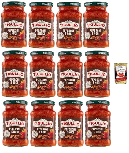 Star Tigullio GranPesto Pesto Peperoni e Noci, Paprikaund Walnüsse 12x 190g Sauce glutenfrei Kochsaucen + Italian Gourmet polpa 400g Star Tigullio GranPesto Pesto Peperoni e Noci, Paprikaund Walnüsse 12x 190g Sauce glutenfrei Kochsaucen + Italian Gourmet polpa 400g von Italian Gourmet E.R.