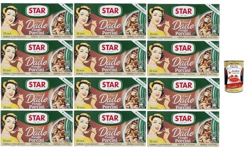 Star dado funghi porcini brodo Steinpilze Suppenwürfel Brühe 10 pz. 12x 100g + Italian Gourmet polpa 400g Star dado funghi porcini brodo Steinpilze Suppenwürfel Brühe 10 pz. 12x 100g + Italian Gourmet polpa 400g von Italian Gourmet E.R.