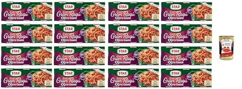 Star il mio Gran Ragù Extra Gusto mit 100% italienischem Fleisch, 16x Packung mit 3 Dosen à 100g + Italian Gourmet polpa 400gr Star il mio Gran Ragù Extra Gusto mit 100% italienischem Fleisch, 16x Packung mit 3 Dosen à 100g + Italian Gourmet polpa 400gr von Italian Gourmet E.R.