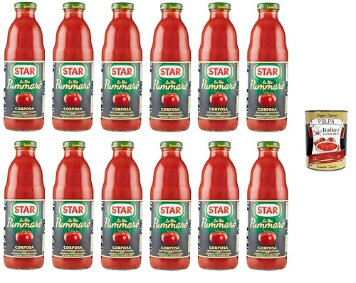 Star la mia Passata di Pomodoro Pummarò Corposa mein vollmundiges Pummarò-Tomatenpüree 12x700gr + Italian Gourmet polpa 400g Star la mia Passata di Pomodoro Pummarò Corposa mein vollmundiges Pummarò-Tomatenpüree 12x700gr + Italian Gourmet polpa 400g von Italian Gourmet E.R.