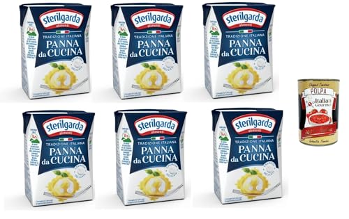 Sterilgarda Panna da Cucina,Italienische Kochsahne, Verpackung 6x 200ml + Italian Gourmet polpa 400g Sterilgarda Panna da Cucina,Italienische Kochsahne, Verpackung 6x 200ml + Italian Gourmet polpa 400g von Italian Gourmet E.R.