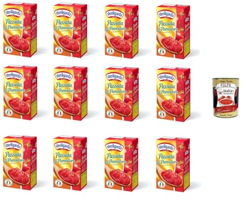 Sterilgarda passata di pomodoro BRICK Tomatenpüree 12x1000gr + Italian Gourmet polpa 400g Sterilgarda passata di pomodoro BRICK Tomatenpüree 12x1000gr + Italian Gourmet polpa 400g von Italian Gourmet E.R.