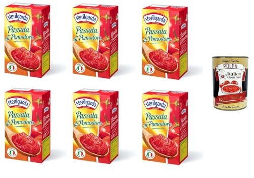 Sterilgarda passata di pomodoro BRICK Tomatenpüree 6x1000gr + Italian Gourmet polpa 400g Sterilgarda passata di pomodoro BRICK Tomatenpüree 6x1000gr + Italian Gourmet polpa 400g von Italian Gourmet E.R.