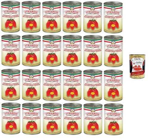 Strianese- Pomodoro San Marzano Dell'Agro Sarnese-Nocerino D.O.P S. Marzano-Tomate vom Agro Sarnese-Nocerino 24x 400gr + Italian Gourmet polpa 400g Strianese- Pomodoro San Marzano Dell'Agro Sarnese-Nocerino D.O.P S. Marzano-Tomate vom Agro Sarnese-Nocerino 24x 400gr + Italian Gourmet polpa 400g von Italian Gourmet E.R.