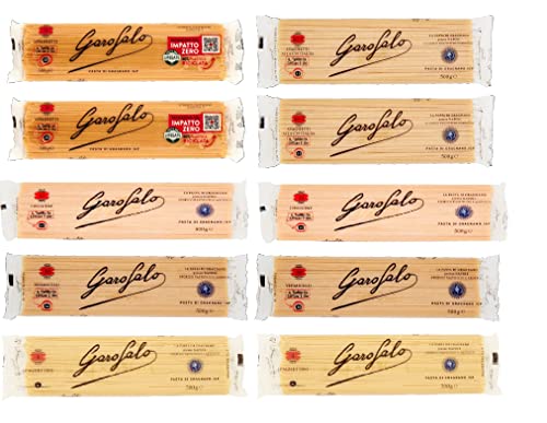 TESTPAKET Pasta Lange Pasta (10x 500g) Italian Hartweizengrieß Nudeln + Italian Gourmet polpa 400g von Italian Gourmet E.R.