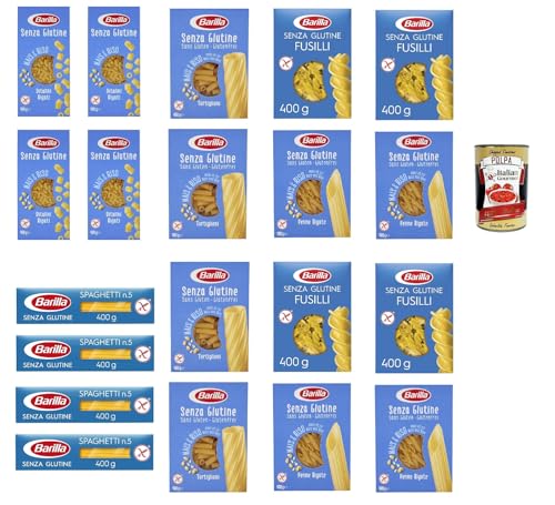 TESTPAKET senza Glutine Glutenfrei pasta nudeln 20 x 400G + Italian Gourmet polpa 400g TESTPAKET senza Glutine Glutenfrei pasta nudeln 20 x 400G + Italian Gourmet polpa 400g von Italian Gourmet E.R.