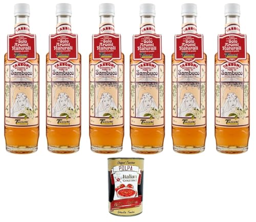 Tassoni- Sciroppo di Sambuco Holundersirup Nur natürliche Aromen 6x 560ml+ Italian Gourmet polpa 400g Tassoni- Sciroppo di Sambuco Holundersirup Nur natürliche Aromen 6x 560ml+ Italian Gourmet polpa 400g von Italian Gourmet E.R.