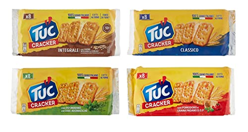 Testpak Tuc Crackers gebackene 3x 250g 1x 267g von Italian Gourmet E.R.