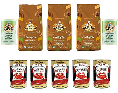 Testpaket Caputo FioreGlut Gluten frei gluten free mehl 1 kg 3x 1kg + 2x Caputo Lievito und Italian Gourmet Polpa di pomodoro Fein gehacktes Tomatenmark 5x 400g Testpaket Caputo FioreGlut Gluten frei gluten free mehl 1 kg 3x 1kg + 2x Caputo Lievito und Italian Gourmet Polpa di pomodoro Fein gehacktes Tomatenmark 5x 400g von Italian Gourmet E.R.