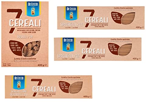 Testpaket De Cecco 7 Cereali 7-Getreidenudeln100% Italienische 4x 400g + Italian Gourmet polpa 400g von Italian Gourmet E.R.