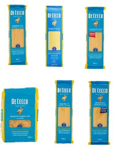 Testpaket De Cecco Spaghetti Spaghettini Spaghettoni 6x 500g + Italian Gourmet polpa 400g von Italian Gourmet E.R.